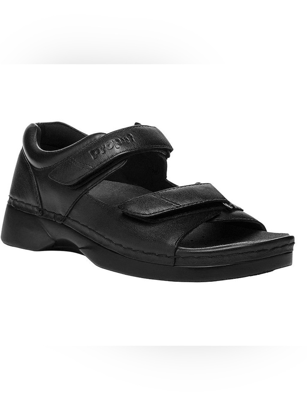 Propet Pedic Walker Black Strap Sandals Size 9